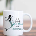 Miniatyrbillede 5 af 5: Havfrue Kaffe Krus Morgenmad Krus Sjov Kaffe Krus 11 Ounces Inspirerende Og Motiverende