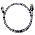 Miniatyrbillede 1 af 7: Micro-kabel konvertering HDMI til HDMI HD-video flettet net computerforbindelsestilbehør 1 meter