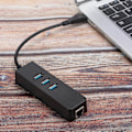Pikkukuva 4 / 7: DM HE27 RTL8153 USB 3.0 Ethernet-muunninsovitin 3-porttisella 3.0-keskittimellä RJ45-liitäntään, ajurivapaa