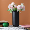Miniatyrbillede 4 af 5: Metal Blomster Vase i Rustfrit Stål, Robust, Holdbar, Slidstærk, Enkel Moderne Stil Blomster Vase til Hjemmet, Kontoret, Hotellet