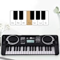 Miniatyrbillede 6 af 6: Elektrisk klaver til børn, begynder elektronisk musik lærings keyboard, bærbart instrument til tidlig læring with Sheets 37 Keys 2 Modes