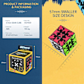Pikkukuva 6 / 6: Gear Cube 3x3 - Kolmiulotteinen hammaspyörästruktuuri, upotettu laattadesign, Magic Cube 3x3x3 palapelilelut, sopii aivojen kehitykseen ja palapeleihin