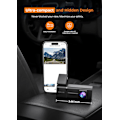 Miniatyrbillede 6 af 8: Dash Cam, 2.5k 1440P WiFi Dashcams, Dash Camera for Cars with APP, Mini Car Camera, Free 32GB SD Card, Night Vision, 24H Parking Mode, G-Sensor, Loo Black