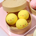 Miniatyrbillede 7 af 7: Udpak Steamed Stuffed Bun Squeeze Toy, Sensoriske Legetøj, Kunstig Rebound Bun Toy med En Mini Steamer, Langsomt Stigende Simulering Dekompression Legetøj