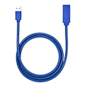 Miniatyrbillede 1 af 7: USB 3.0 han til hun datakabel computer mus tastatur U disk forlængerkabel (blå 1m)