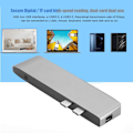 Pikkukuva 6 / 7: Monitoiminen USB-C - TF-keskitinsovitin PD-lataustelakka MacBook Prolle