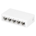 Miniatyrbillede 2 af 7: 5-Port Switch 100M Hurtig Transmission Fuld Kompatibel Computer TV Netværksadapter 100-240VUK Stik