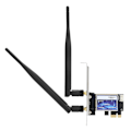 Miniatyrbilde 3 av 7: WRRealtek RTL8822CE Bluetooth 5.0 2.4GHz 5GHz PCI1X Trådløs Nettverksadapter