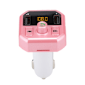 Pikkukuva 1 / 7: B9 Auton Mp3-soitin, auton Bluetooth-handsfree-soitin, auton Usb-laturi 3.1A pikalataus (vaaleanpunainen)