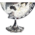 Miniatyrbillede 5 af 6: Sølv Globe Bordlampe, 3 meter Lysstreng, Globe Diam. 20 cm, Varmt Hvidt Lys