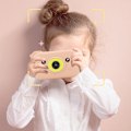 Pikkukuva 6 / 7: Lasten kannettava minidigitaalikamera 680mAh Tukee TF-korttia jopa 128G Sian kuvio Vaaleanpunainen