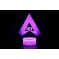 Miniatyrbilde 6 av 6: Apex Legends 3D nattlys, LED fargerik berøringsfjernkontroll spilllys, USB-drevet akrylprojeksjonspanel, egnet for soveromsdekorasjon