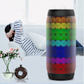 Pikkukuva 6 / 7: AEC Luminous Speaker Langaton Bluetooth-kaiutin LED-kannettava Boom Box Bass BQ-615PRO Musta