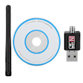 Miniatyrbilde 1 av 7: 300 Mbps trådløs USB2.0 nettverkskort WIFI-adapter Dongle Signal Transceiver 2.4Ghz