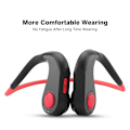 Miniatyrbillede 3 af 7: Støjreducerende Bone Conduction Bluetooth-hovedtelefoner NFC Bone Conduction-hovedtelefoner - Rød