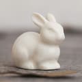 Miniatyrbild 3 av 5: Ceramic Rabbit Ornaments for Decoration 4 Pcs Landscape Easter Decorations
