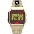Miniatyrbild 1 av 3: Timex watch Space Invaders TW2V30100 gold 34 mm