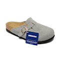 Miniatyrbillede 2 af 4: Birkenstock Boston BS Unisex mokkasiner med lukket tå, grå 45