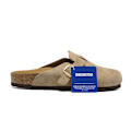 Miniatyrbillede 1 af 3: Birkenstock Boston Big buckle light beige Unisex mokkasiner med lukket tå 36