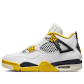 Miniatyrbillede 1 af 5: Jordans 4 Retro Vivid Sulfur til Mænd og Kvinder Originale AJ4 Sneakers 36.5