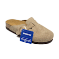 Miniatyrbillede 2 af 3: Birkenstock Boston Big buckle light beige Unisex mokkasiner med lukket tå 34