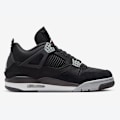 Miniatyrbillede 3 af 5: Jordans 4 Retro SE Black Canvas Mænd og Kvinder Originale AJ4 Sneakers 44.5