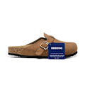 Pikkukuva 3 / 4: Birkenstock Boston BS Unisex mokkanahkakengät suljetulla kärjellä, punaruskea 34