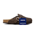 Miniatyrbilde 3 av 4: Birkenstock Boston BS Unisex mokkasiner med lukket tå, Brun 40