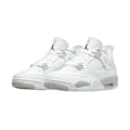 Miniatyrbillede 2 af 5: Jordans 4 Retro White Oreo Mænd og Kvinder Original AJ4 Sneakers 37