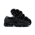 Miniatyrbild 4 av 5: Air VaporMax 'Triple Black'  Flyknit Stickade vävda sportskor med luftkudde i full palm 41