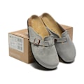 Miniatyrbillede 1 af 4: Birkenstock Boston BS Unisex mokkasiner med lukket tå, grå 41