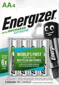 Energizer® Recharge Extreme AA - 4-pack Aluminium
