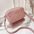 Moderigtige afslappede crossbody-tasker til damer, luksus kvast, pink Pink