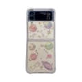 Transparent Elastiskt Telefonfodral för Galaxy Z Flip 3