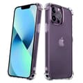 iPhone 14 Pro - Stöttåligt silikonskal extra stöttåligt Transparent