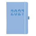 Miniatyrbillede 2 af 4: 2027 Planlægger (Engelsk version), kalender, notesbog, optager til arbejdseffektivitet, elastik-planlægger, blå, A5