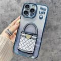 iPhone 15 Pro -peiliteline TPU+PC Gradient Glitter -matkapuhelinkotelo
