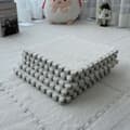 10 st 30*30cm Baby Lekmatta Träningsmatta för barn VIT Vit white