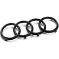 273 mm Audi 82A071801 Grillplate, Ringer Black Edition Emblem Blackline Logo Svart