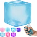Ice Cube Squishy Fidget Toy – Sakte stigende stress sensorisk ball for tenåringer Blue