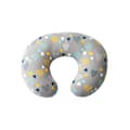 U-formet ammepute for amming, ergonomisk ammepute med avtakbart vaskbart grått hjerte-trekk for gravide og nyfødte pillow core