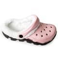 Avslappnade trädgårdsskor Varma fluffiga tofflor Vinter, Rosa, W4/W6 pink W4/W6