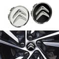 4-pack Citroën centrumkåpor / navkapslar, 60mm, svarta bilfälgskydd B90 60mm - Svart