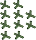 Växthusramkoppling, 10 st trädgårdsramtillbehör 16 mm stabila stödmöbelkopplingar för växthus