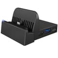 Bärbar Mini Switch TV-dockningsstation - Laddningsställ Ersättning för Switch, Kompakt Docka