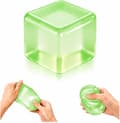 Isbit Squishy, Klem Stressterning til Angstudløsning, Blødt Squishy Fidget Legetøj til Voksne, Sensorisk Gelkugle til Fødselsdagsgave, Skrivebord Green
