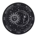 Træpendulskive Træbase STIL 4 - SORT 25CM Stil 4 - Sort 25cm Style 4-Black 25cm