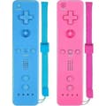 2-pak trådløse Wii Remote-controllere, kompatible med Wii & Wii U [JUN] af [XR]