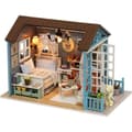 DIY Miniatyr Dockhus Kit 3D Trähus Rum Hantverk