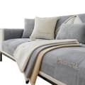 Moderne stribet sofabetræk, vandtæt sofabetræk til stuen, skridsikker sofaprotector, holdbar møbelbeskytter grå 90x90cm Gray 90x90cm